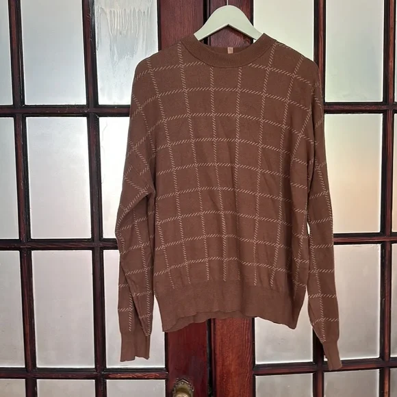 Lunya checked mock neck sweater - Picture 3 of 7